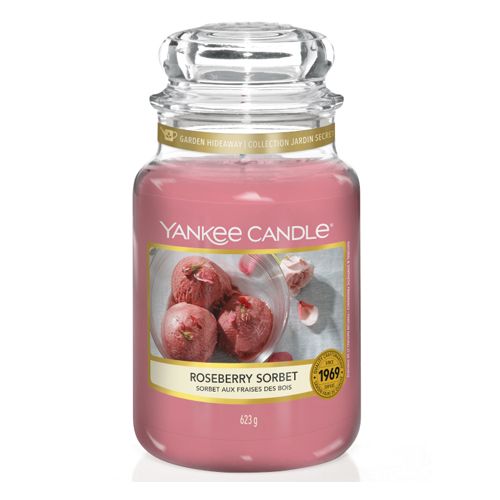 Sviečka yankee candle - roseberry sorbet, veľká