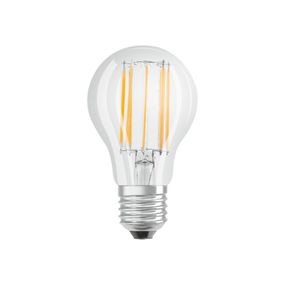 OSRAM LED retrofit E27 11W filament 827 1521lm 2ks, sklo, E27, 11W, Energialuokka: D, P: 14.5 cm
