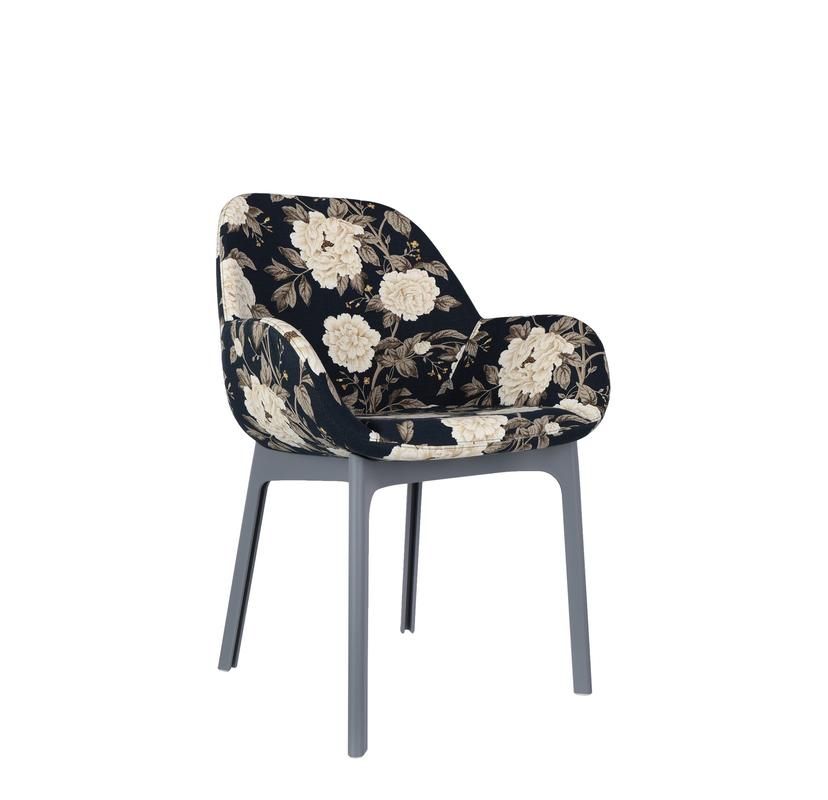 Kartell - Stolička Clap Sanderson - Peony, sivá