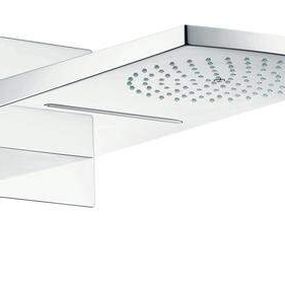 HansGrohe Raindance - Horná sprcha Rainfall 180, 2 prúdy, biela/chróm 28433400