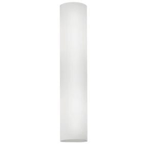 EGLO Jednoduché nástenné svietidlo Zena, výška 39 cm, Kúpeľňa, sklo, kov, E14, 40W, L: 8 cm, K: 39cm