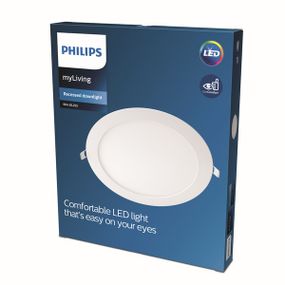 Philips 8718699760038 SLIM zápustné bodové svietidlo LED D225mm 20W/1750lm 3000K biela