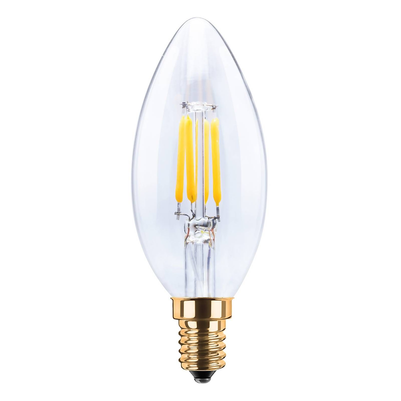 Segula SEGULA LED žiarovka 24V E14 3W 922 filament dim, sklo, E14, 3W, Energialuokka: G, P: 10 cm