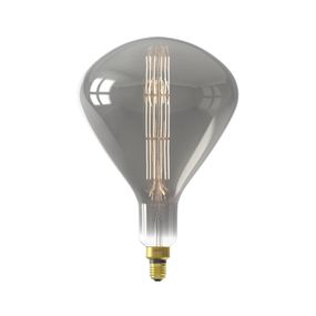 Calex Sydney LED žiarovka E27 7, 5W 1 800 K titán, sklo, E27, 7.5W, P: 38 cm