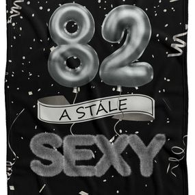 Deka Stále sexy – Čierna (vek: 82, Podšitie baránkom: NE)