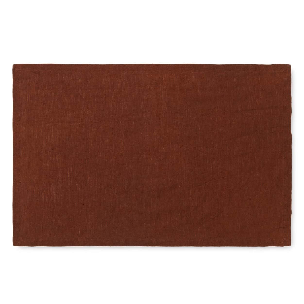 ferm LIVING Látkové prestieranie Linen Cinnamon - set 2 ks