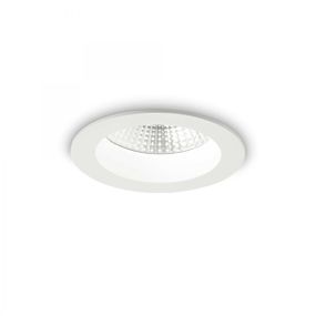 Ideal Lux 193359 LED zápustné stropné bodové svietidlo Basic accent 1x10W | 1050lm | 4000K | IP44 - biela