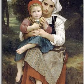 Breton Brother and Sister zs17337 - Obraz 