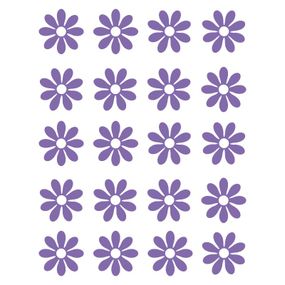 Pieris design Malé kvety - nálepky na stenu levanduľová