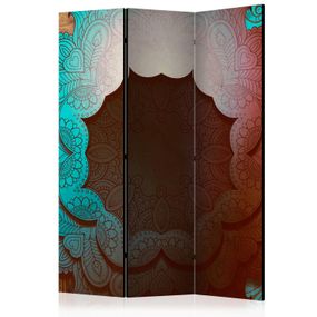 Artgeist Paraván - Floral Collar (Green) [Room Dividers]