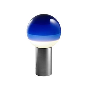 Marset MARSET Dipping Light S stolová lampa modrá/grafit, Obývacia izba / jedáleň, sklo, kov, 8.6W, K: 36cm