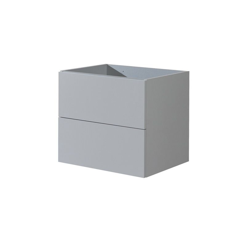 Mereo Aira CN730S kúpeľňová skrinka, sivá, 2 zásuvky, 610x530x460 mm