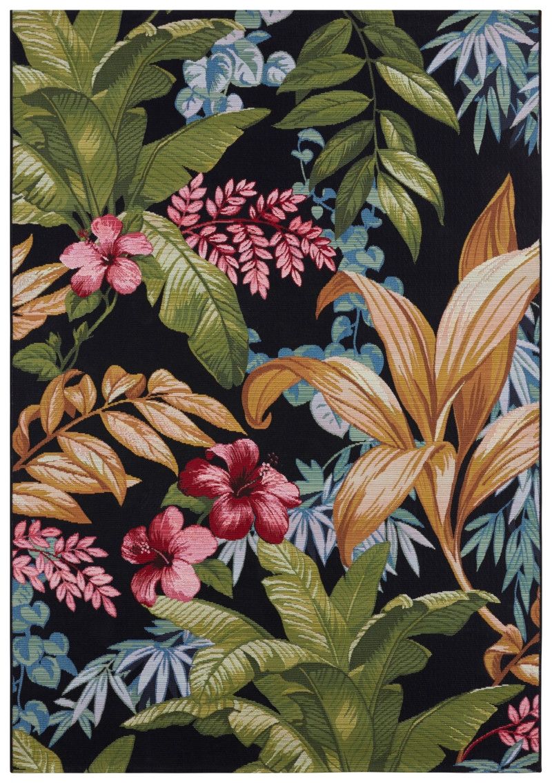 Hanse Home Collection koberce Kusový koberec Flair 105613 Flowers and Leaves Multicolored - 80x165 cm