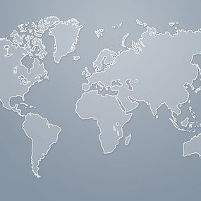 Tapeta Slepá mapa sveta 29340 - latexová