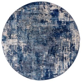 Flair Rugs koberce Kusový koberec Cocktail Wonderlust Dark-blue kruh - 160x160 (priemer) kruh cm