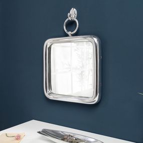 LuxD Dizajnové zrkadlo Manelin  strieborné  x  26332