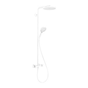 Hansgrohe Raindance Select S - Showerpipe 240 1jet PowderRain s termostatom, matná biela 27633700