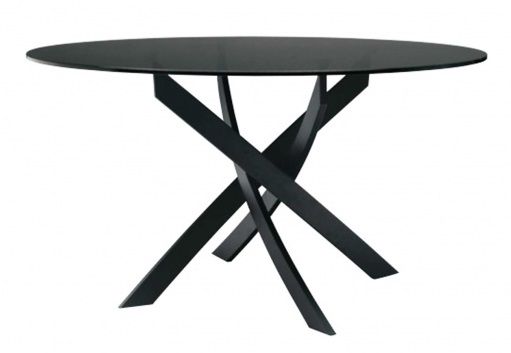 BONTEMPI - Okrúhly stôl BARONE sklo, rôzne veľkosti