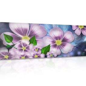 Obraz fialová fantázia kvetov