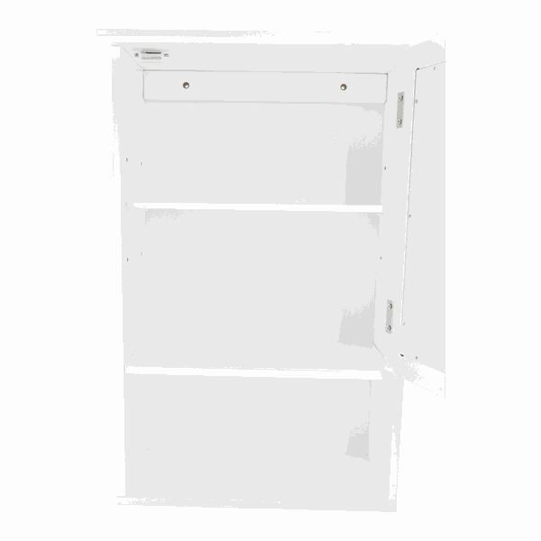 Závesná skrinka so zrkadlom, biela, ATENE TYP 2