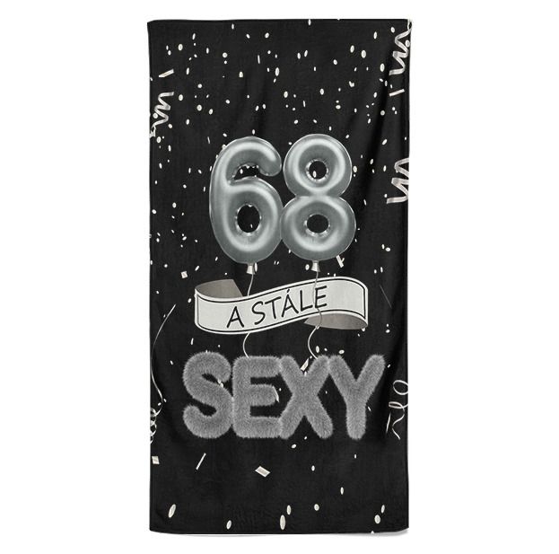 Osuška Stále sexy – čierna (vek: 68)