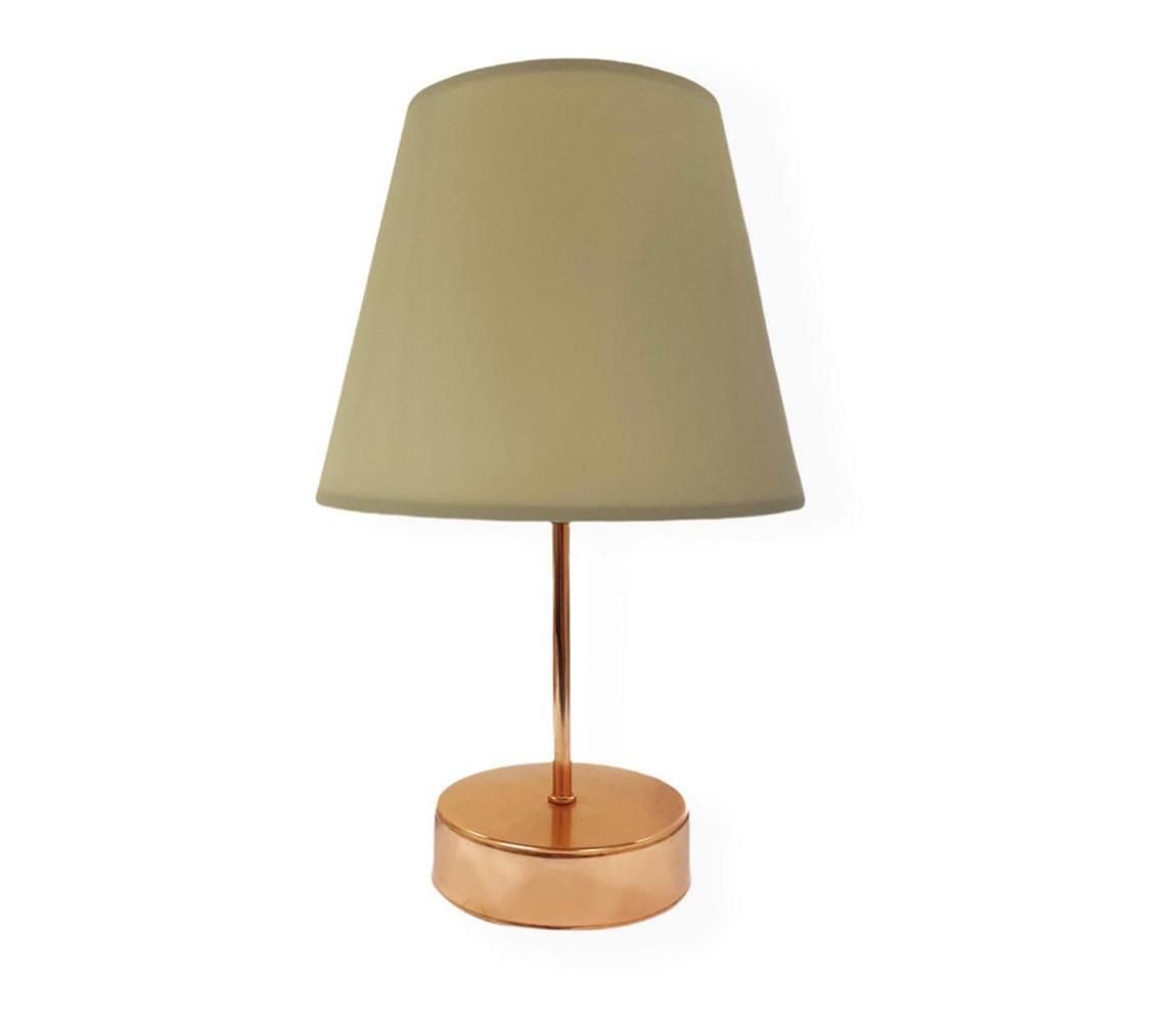 Stolná lampa 1xE27/60W/230V medená