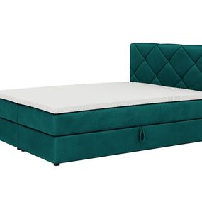 Expedo Čalúnená posteľ boxspring SCARLETT + topper, 160x200, itaka 39