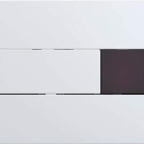 Alcadrain - Ovládacie tlačítko so senzorom pre predstenové inštalačné systémy, biela (napajanie z batérie) M370SB