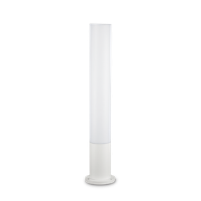 Exteriérové stojanové svietidlo Ideal lux 135755 EDO OUTDOOR PT1 ROUND BIANCO 1xGX53 15W biela IP44