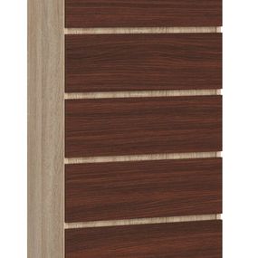 Komoda Kuba 60 cm - 5 zásuviek dub sonoma/wenge