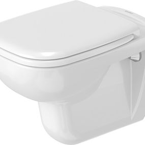 Duravit D-Code - SET Závesné WC + sedátko so sklápacou automatikou, biela 45350900A1