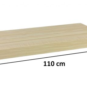 Nástenná polica STILISTA VOLATO - svetlé drevo 110 cm