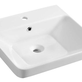 SAPHO - THALIE 50 keramické umývadlo nábytkové 50x46cm, biela TH11050