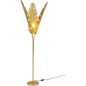 KARE Design Stojací lampa Akile - zlatá, 150cm