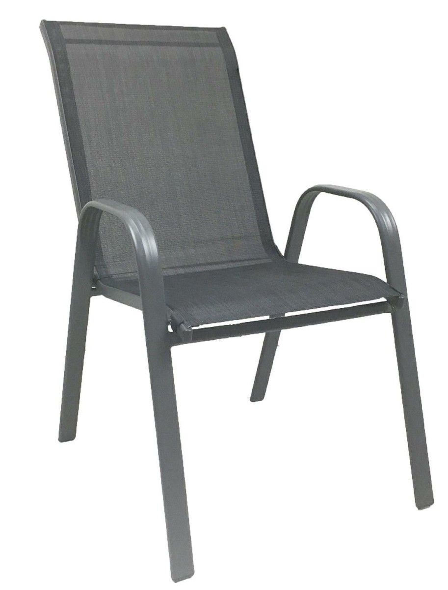 Záhradná stolička MAJORKA 55 x 65 x 95 cm šedá