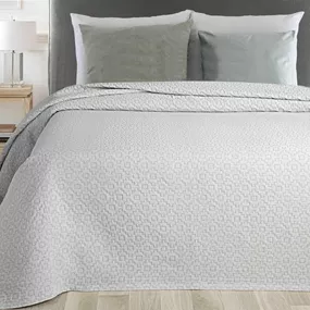 Prikrývka na posteľ, Dakota, sivá 240 x 260 cm