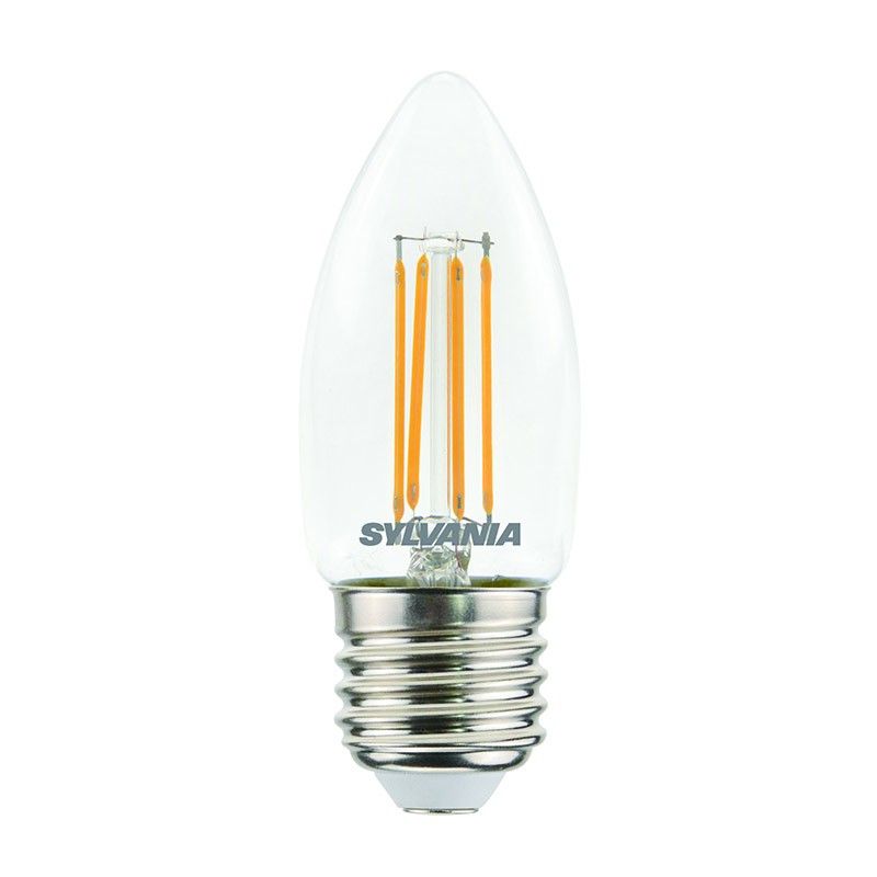 Sylvania 0029374 LED žiarovka filament 1x4,5W | E27 | 470lm | 2700K- číra