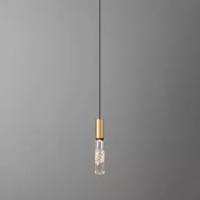 OleV OLEV Beam Stick Glass on/off 2 700 K 23, 7 cm zlatá, Obývacia izba / jedáleň, hliník, sklo, 5.4W, K: 23.7cm