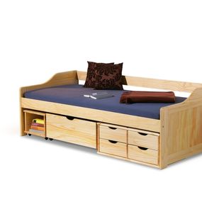Drevená posteľ Maxima 90x200 borovica