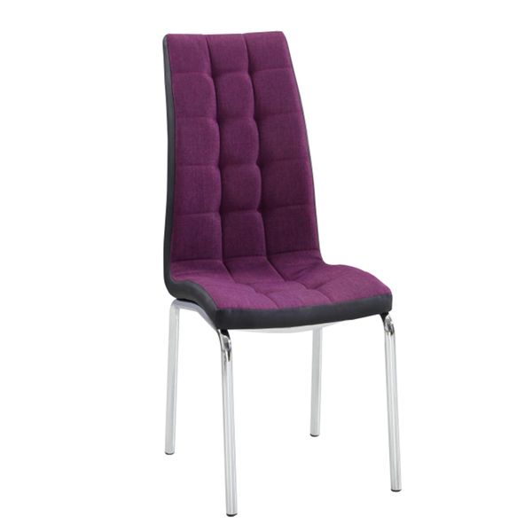 Jedálenská stolička Gerda new (fialová + čierna)