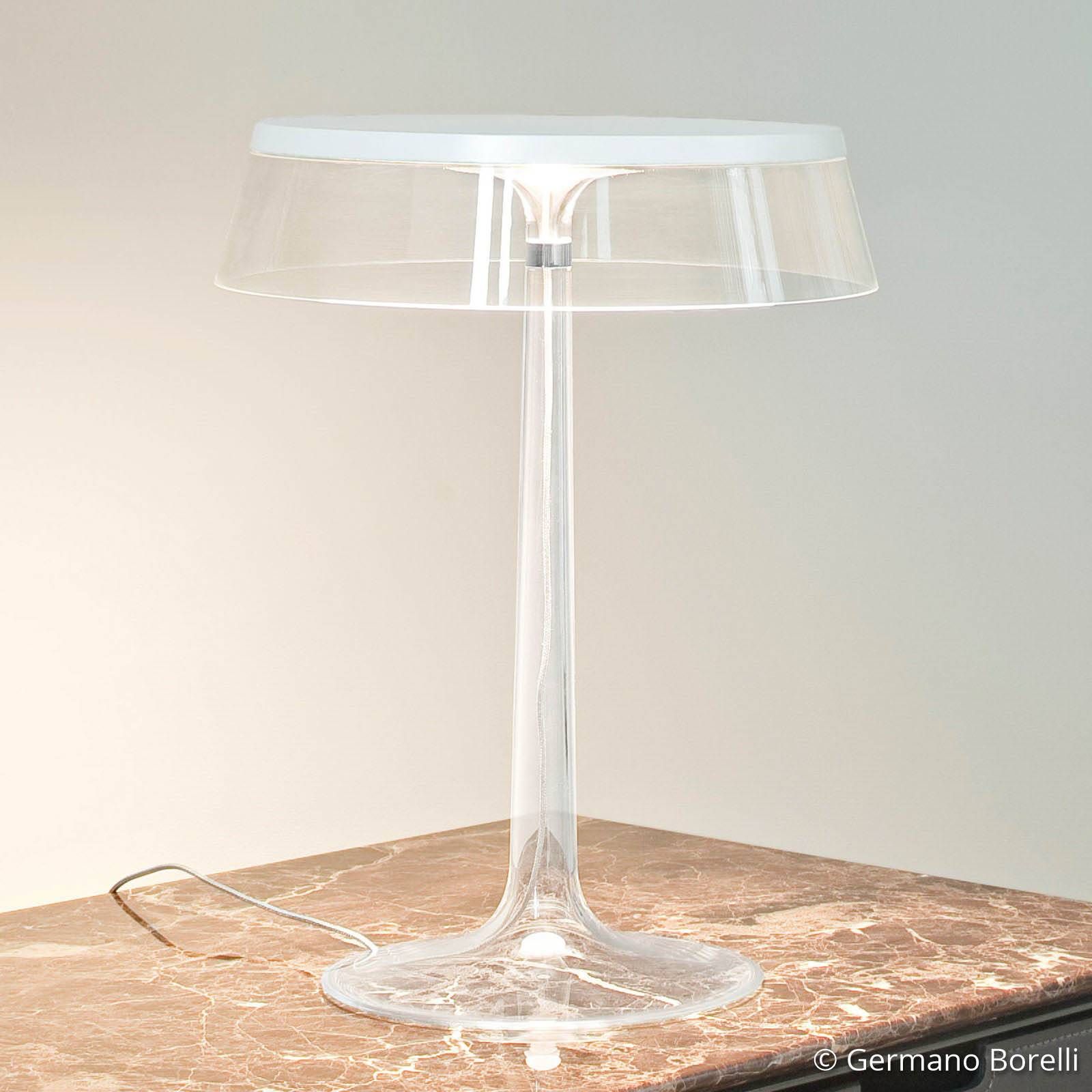FLOS Bon Jour Designer stolná lampa s LED svetlom, Chodba, PMMA, 13W, K: 41cm
