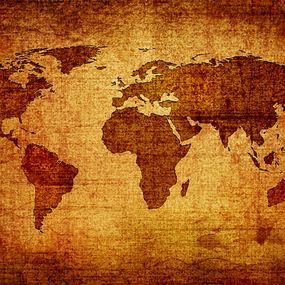 Tapety Staré Mapy sveta 58 - samolepiaca na stenu