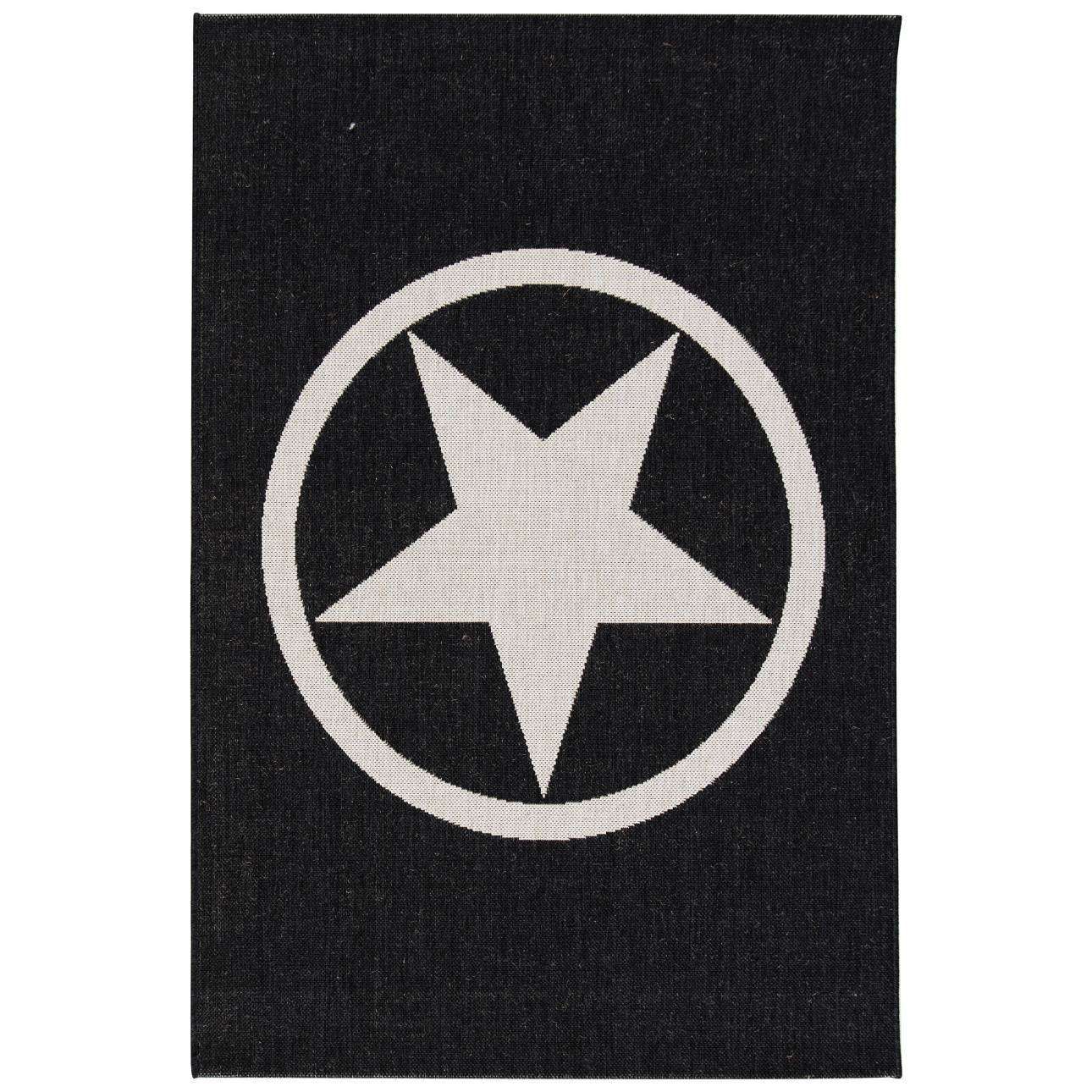 Dekoria Koberec Modern Star black/wool, 120x170cm, 120 × 170 cm