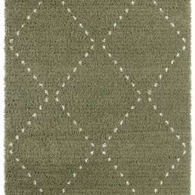 Mint Rugs - Hanse Home koberce Kusový koberec Retro 105199 Forest Green, Cream - 80x150 cm