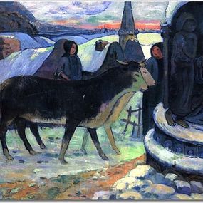 Paul Gauguin Obraz - Christmas night zs17083