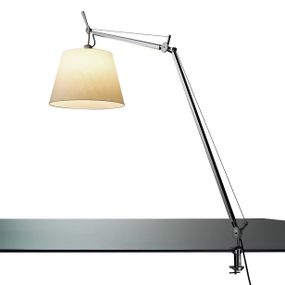 ARTEMIDE - Stolová lampa Tolomeo Mega Tavolo - strieborná/pergamen 420 mm