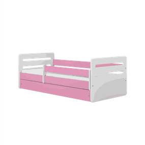 Letoss Detská posteľ TOMI - 140/80 Ružová Bez matraca S uložným priestorom