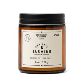 GENTLEMEN'S HARDWARE Vonná sviečka v skle Sea Salt & Jasmine 227 g