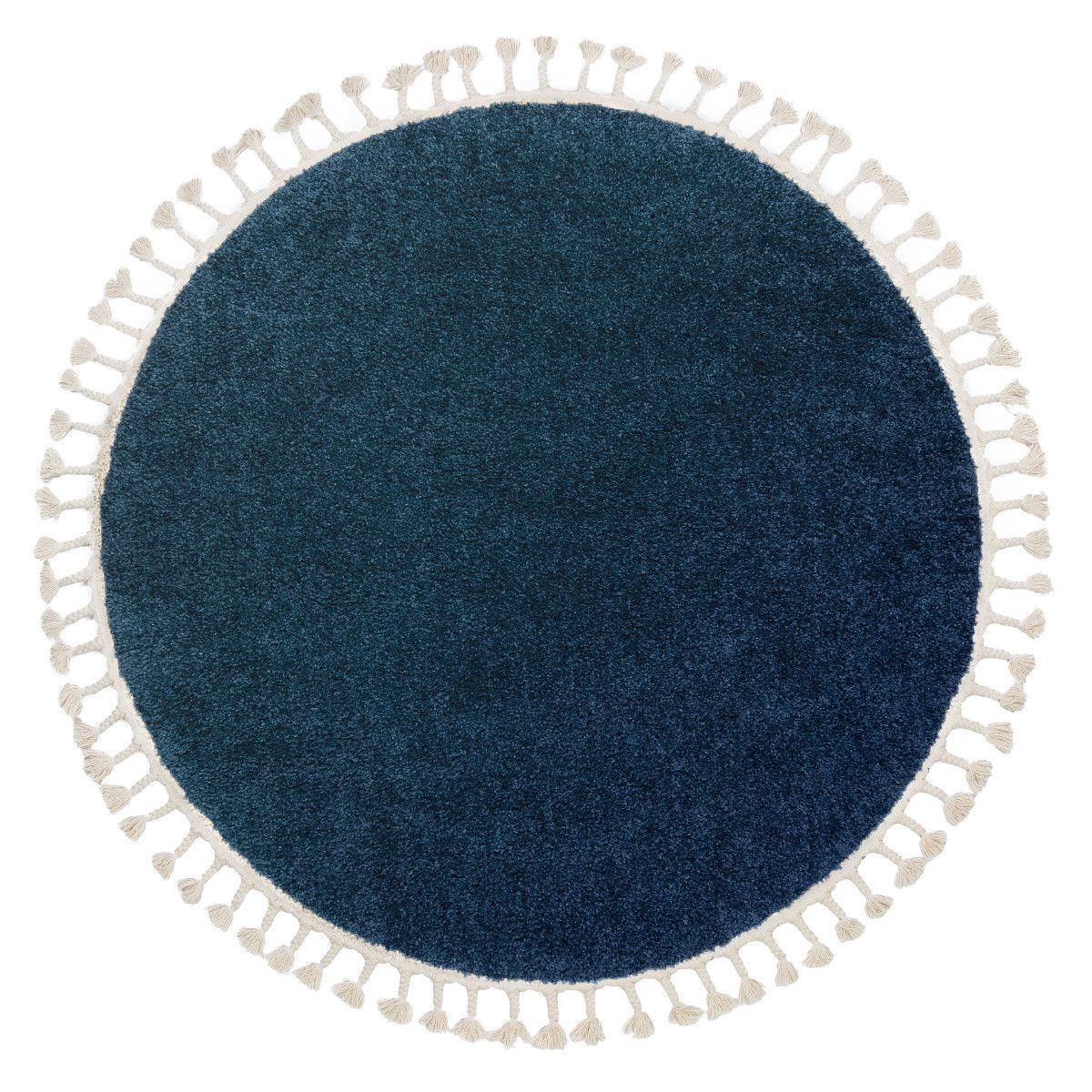 Dywany Łuszczów Kusový koberec Berber 9000 navy kruh - 120x120 (priemer) kruh cm