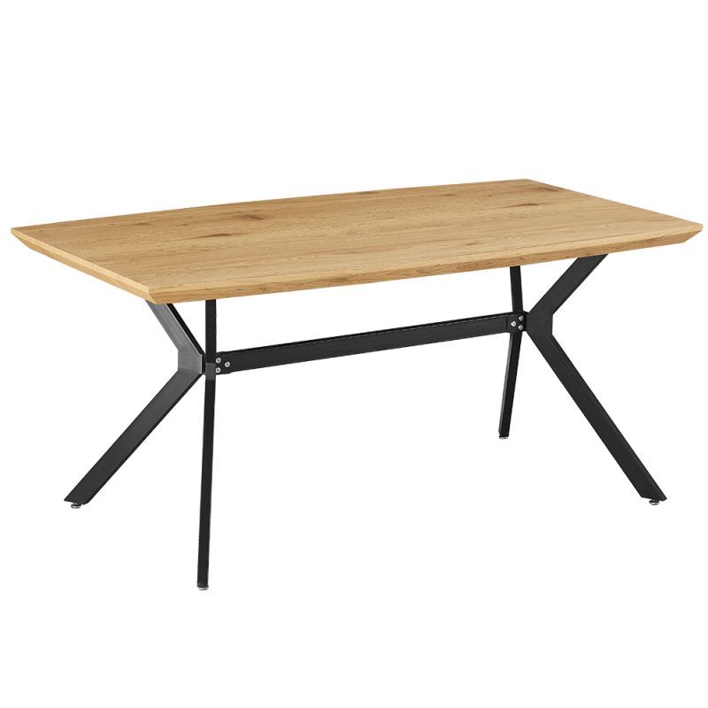 Kondela Jedálenský stôl, MEDITER, dub-čierna